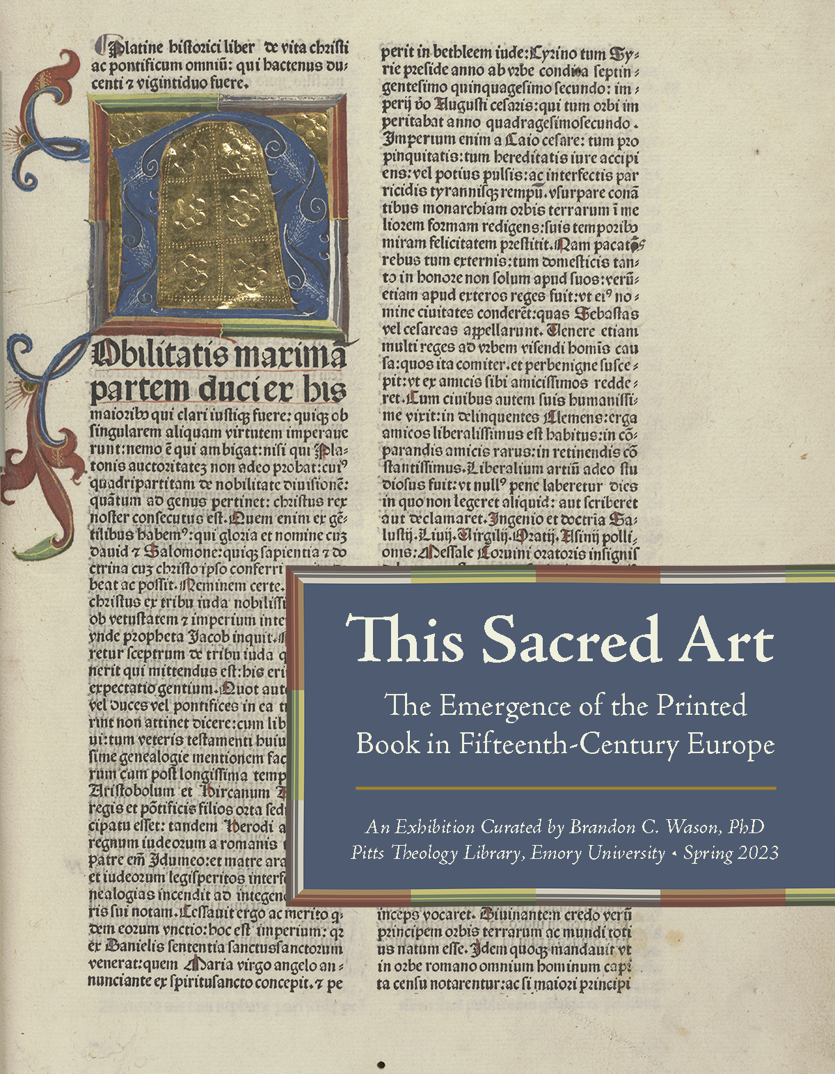 This Sacred Art: The Emergence of the Printed Book in Fifteenth-Century Europe Thumbnail