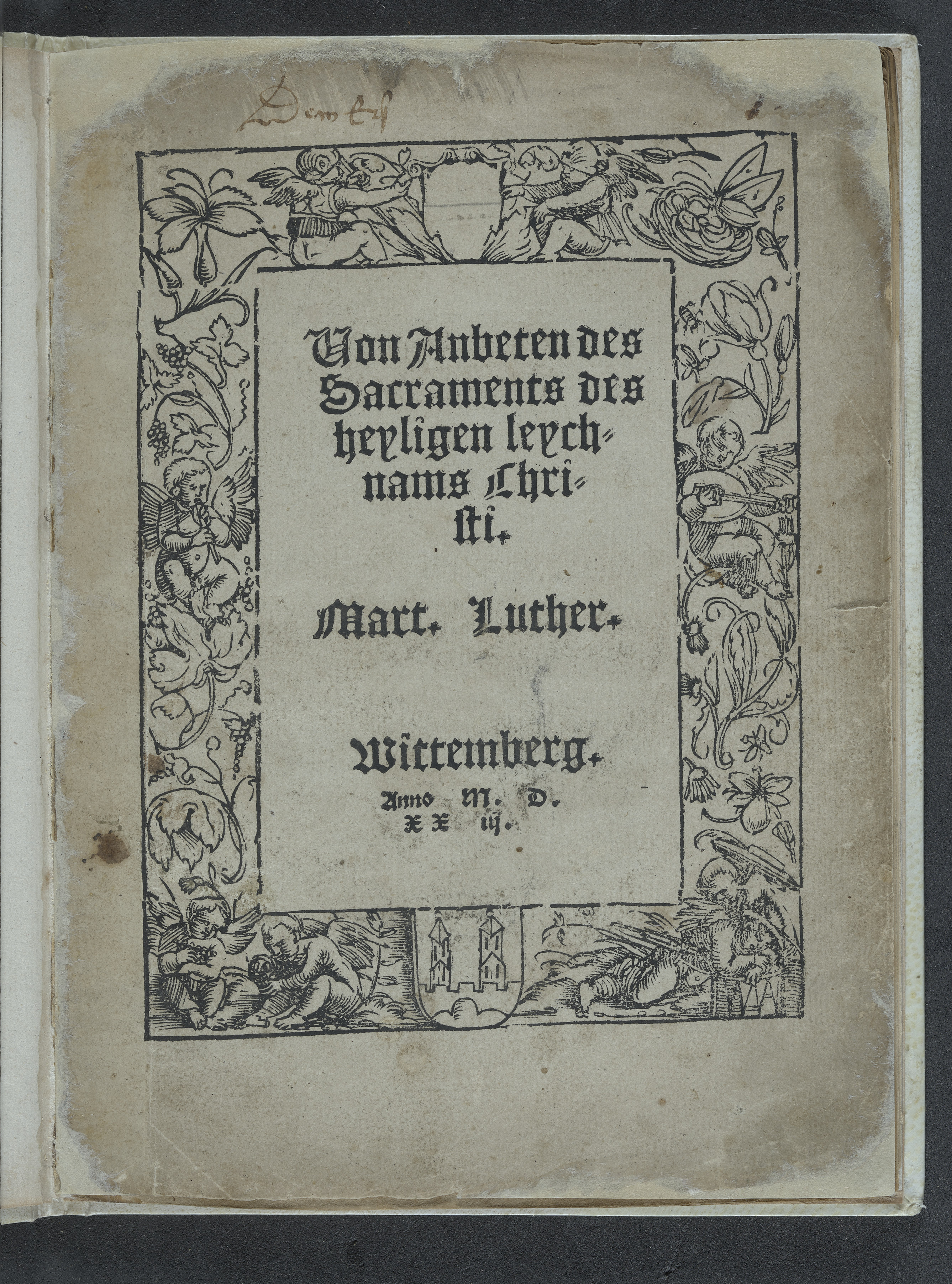 Summary: Second printing of Luther&#039;s response to a catechism of the Bohemian Brethren, with special attention to the Adoration of the Host, and to the Real Presence.