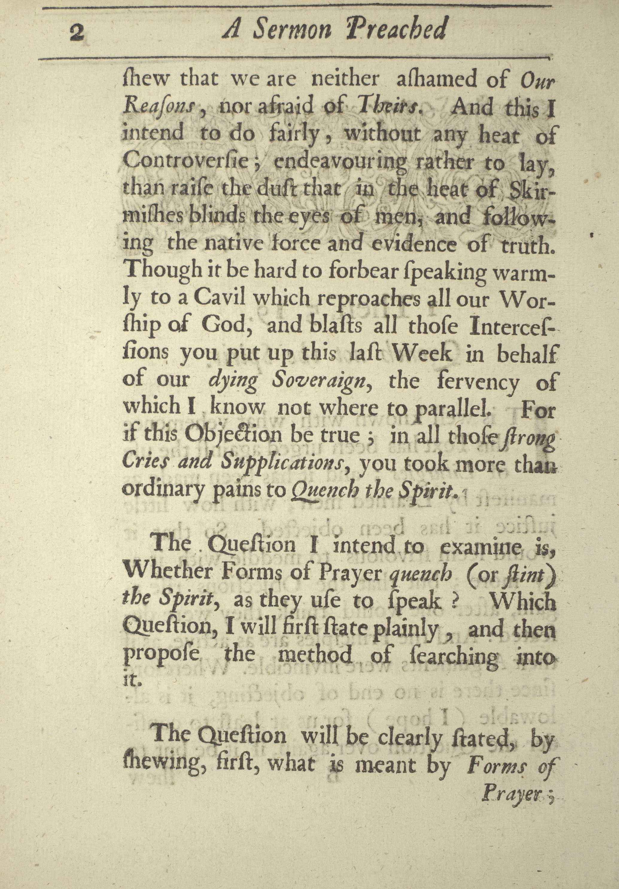 Summary: A sermon preached in honor of Charles II, King of England, following his death.