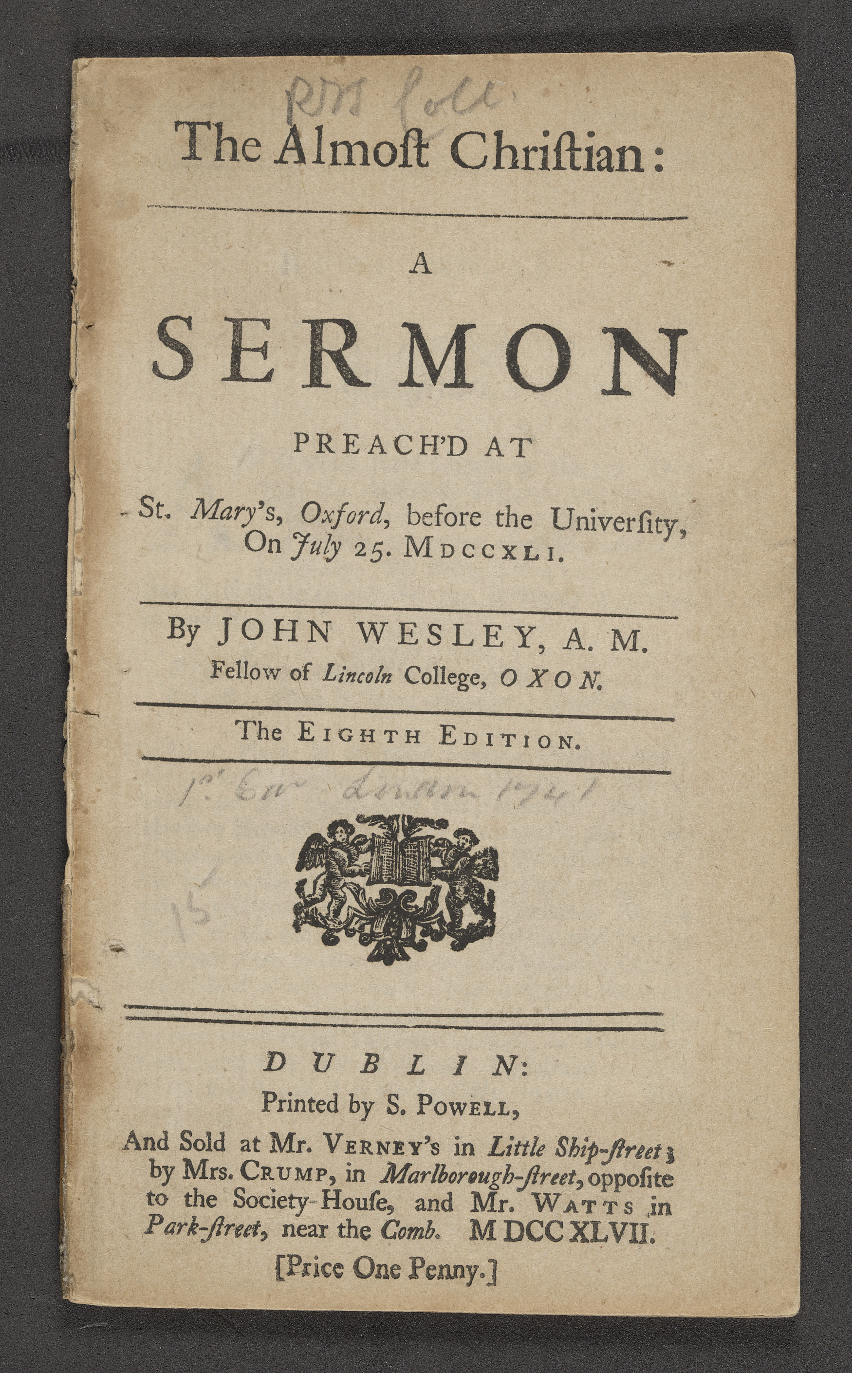 Summary: A sermon on Acts XXVI.28.