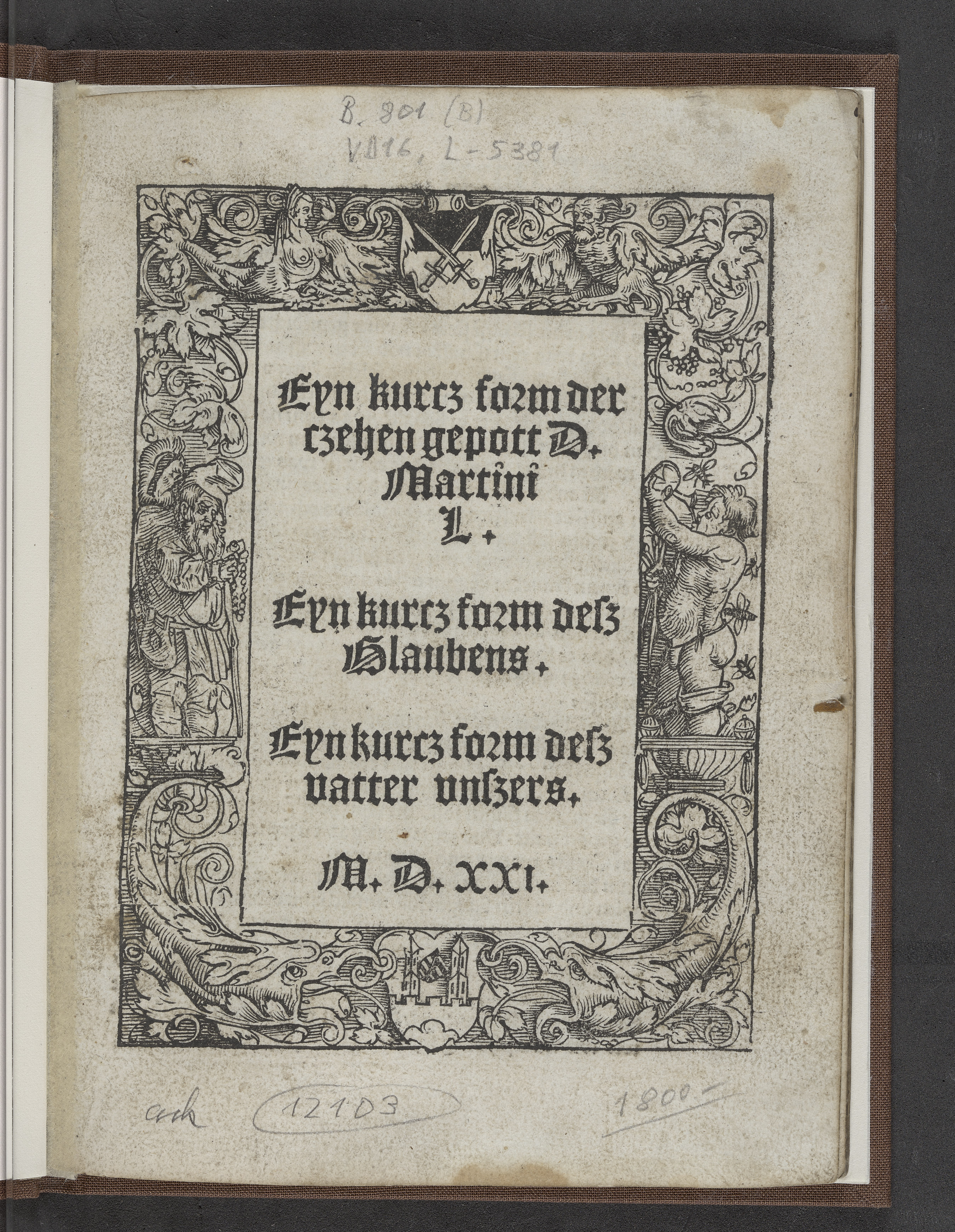 Summary: An early predecessor of Luther&#039;s Small Catechism, containing a simple explanation of the Ten Commandments, the Apostles&#039; Creed, and the Lord&#039;s Prayer.