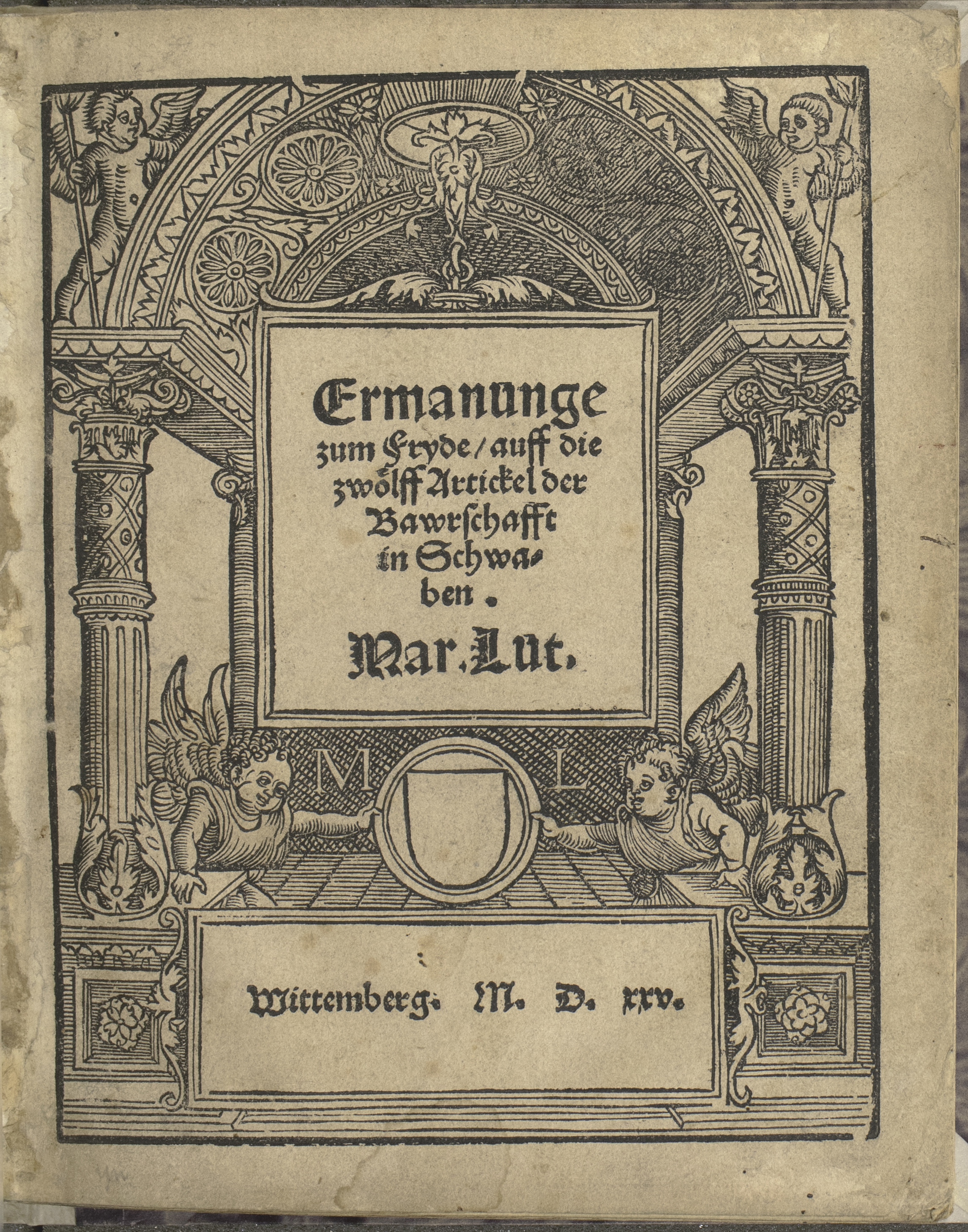 Summary: Martin Luther&#039;s response to the Twelve Arcticles, a list of demands issued by the leaders of the peasant&#039;s revolt to the Swabian League and often seen as the first list of human rights in Europe.