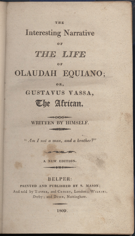 Summary: An autobiography of Olaudah Equiano.