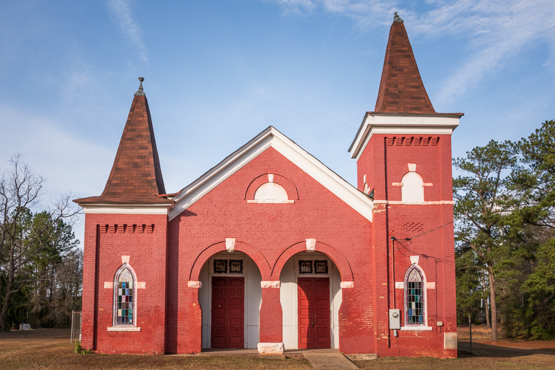 A 3D rendering of the St. Mark&#039;s AME Church building.