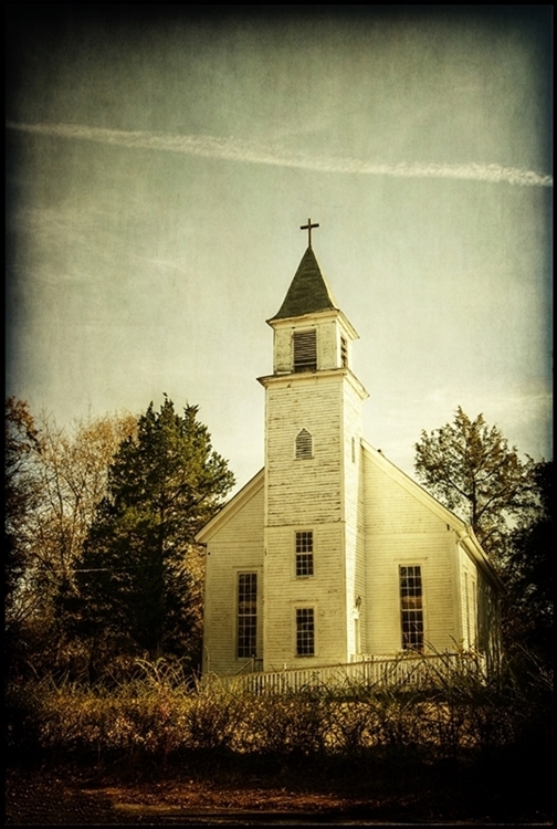 A 3D rendering of the Locust Grove Catholic Church building.