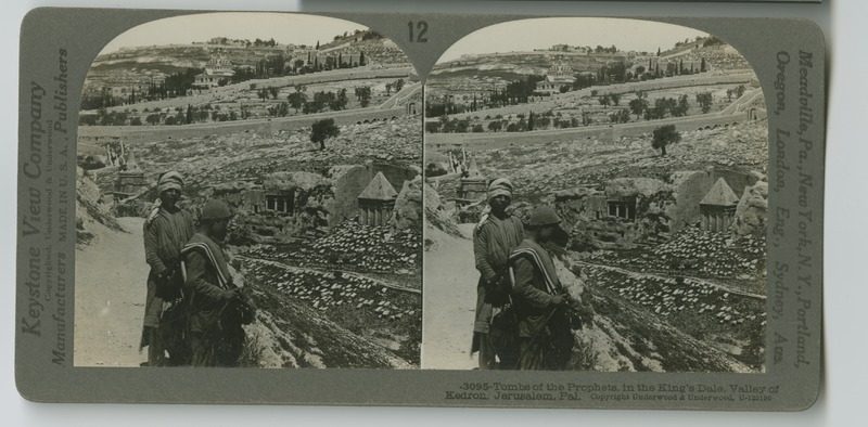 The tombs of the Prophets, located in the King&#039;s Dale area of the Valley of Kedron (Kidron) near Jerusalem.