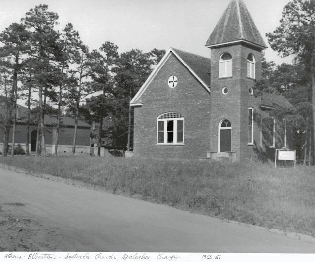 A photograph of the Bostwick Methodist Church building.