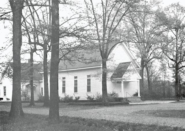 A photograph of the Five Springs Church building.
