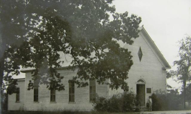 A photograph of the Rock Chapel Church building.