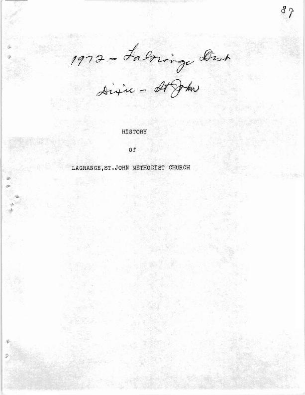 A brief history of the Saint John Church including details of the church&#039;s members, buildings, and name.