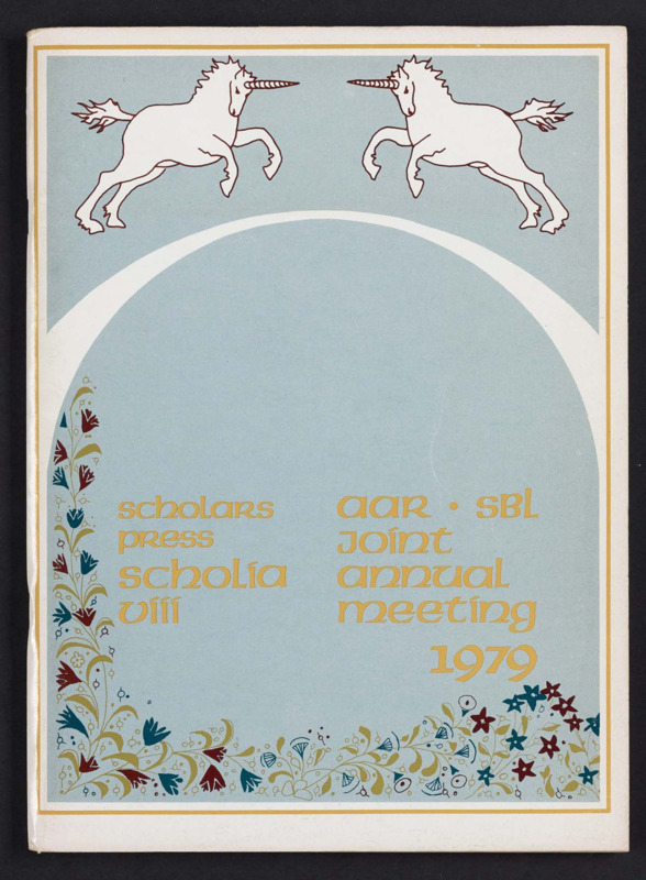 The program and supplement of the joint annual meeting of the American Academy of Religion and the Society of Biblical Literature, with Scholars Press, held at the New York Statler Hotel in New York City, New York, from November 15-18, 1979.
